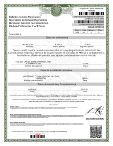 Professional Certificate - Mechatronics Automation, Mexico