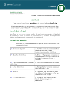 Electricista Nivel 1: Equipo, &Eacute;tica y Actividades