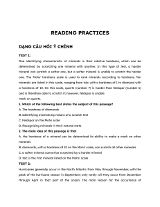 Reading Comprehension Practice: Main Idea & Details