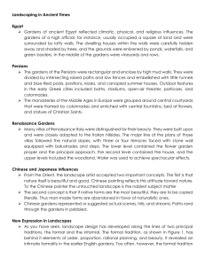 Landscape Architecture: History, Design & Principles