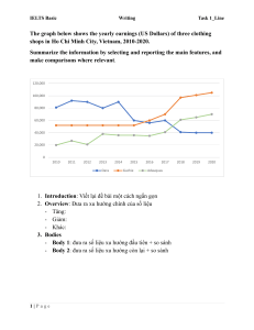 IELTS Writing Task 1 Line Graph Practice: Yearly Earnings