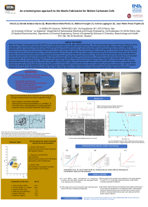 Green Matrix Fabrication for Molten Carbonate Fuel Cells (MCFCs)