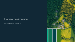 Human Environment: Settlements, Transport & Communication (Grade 7 Geography)