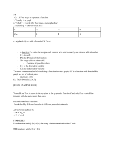 Functions & Mathematical Models: Representation, Types, & Transformations