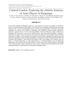 Cultural Combat Exploring the Athletic J