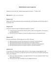 BME595 MRI Tutorial Assignments: Signals & Systems Questions