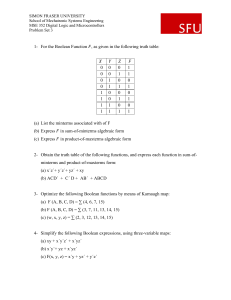 Digital Logic & Microcontrollers Problem Set