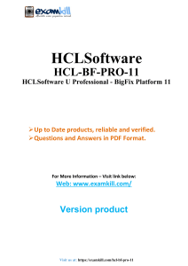 HCL BigFix Platform 11 Exam Questions & Answers