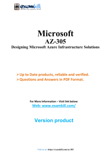 AZ-305 Exam Prep: Azure Infrastructure Solutions