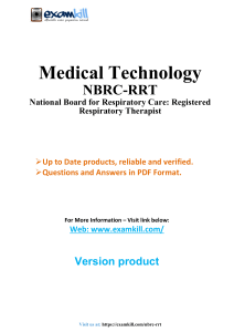 NBRC-RRT Exam Prep: Questions & Answers