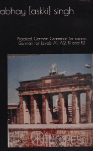 Deutsche Grammatik f&uuml;r Pr&uuml;fungen A1-B2