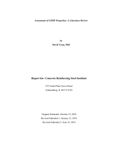 GFRP Properties: A Literature Review & Assessment