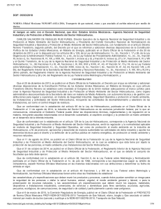 NOM-007-ASEA-2016: Norma de Transporte de Gas Natural