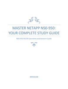 NetApp NS0-950 NCCRE Study Guide: Cyber Resiliency Expert