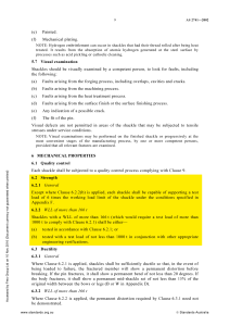 AS 2741&mdash;2002: Właściwości mechaniczne i inspekcja sznur&oacute;w