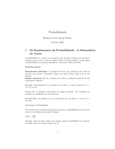 Osnove verovatnoće - Matematička osnova slučajnosti