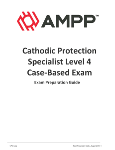AMPP CP 4 Case-Based Exam Preparation Guide | Cathodic Protection
