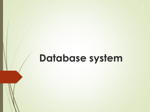 Introduction to Database Systems