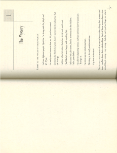 The Mystery: Women's Voices on Relationship Conflict & Psychology