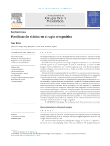 Planificaci&oacute;n cl&aacute;sica en cirug&iacute;a ortogn&aacute;tica