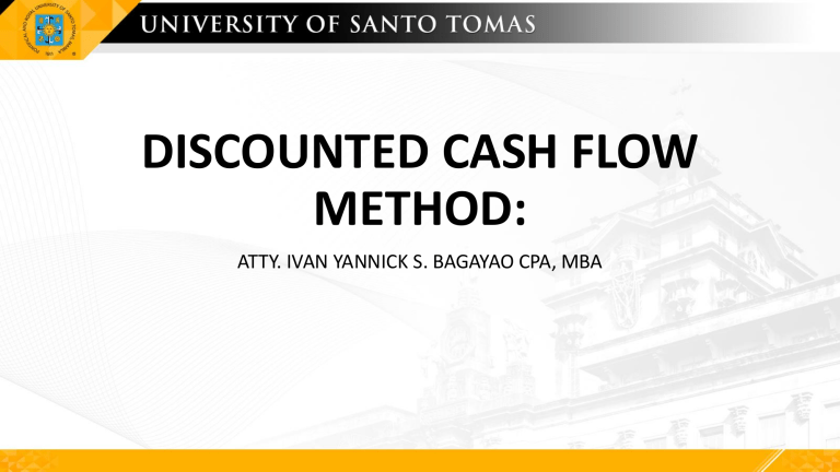 Discounted Cash Flow Method: Financial Valuation Guide