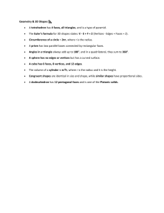 Geometry & 3D Shapes: Formulas, Properties, and Definitions