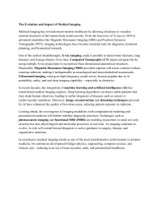 The Evolution & Impact of Medical Imaging: From X-rays to AI