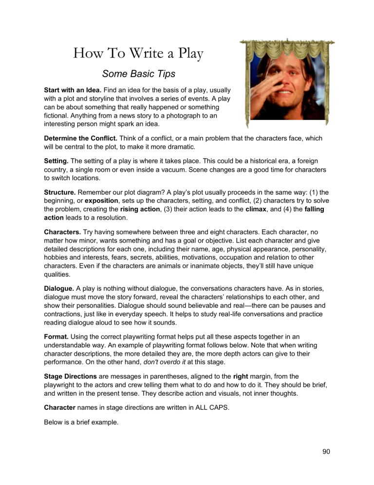 How to Write a Play: Basic Tips, Structure, Characters & Dialogue