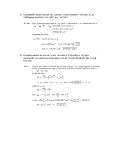 Thermodynamics Problems & Solutions: Entropy, Ideal Gas, Carnot Cycle