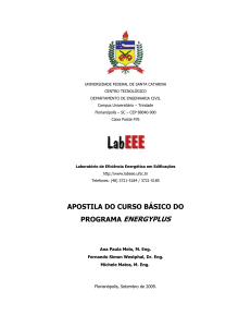 Manual do Curso EnergyPlus: Efici&ecirc;ncia Energ&eacute;tica