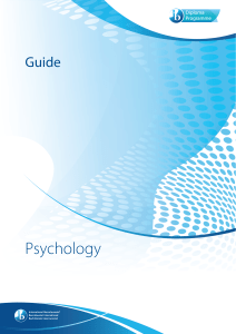 IB Psychology Guide: Syllabus, Assessment, and Approaches