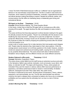 The Wolf of Wall Street: Organizational Behavior Analysis