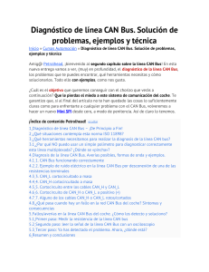 Diagn&oacute;stico CAN Bus: Soluci&oacute;n de problemas y t&eacute;cnicas