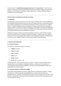 The Genus Rana: Comprehensive Study of True Frogs & Amphibian Biology