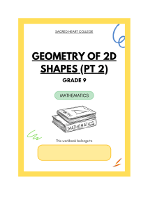 Grade 9 Geometry: Congruency & Similarity Workbook