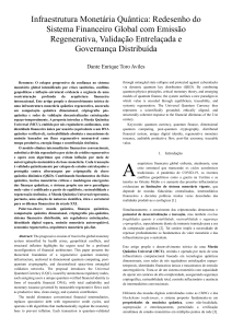 Infraestrutura Monet&aacute;ria Qu&acirc;ntica: Redefinindo as Finan&ccedil;as Globais