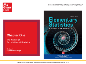 Experimental Design in Statistics: Observational vs. Experimental Studies