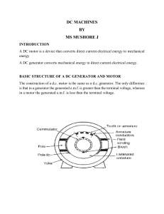 DC Machines: Structure, Types, & Characteristics of Motors & Generators