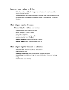 Gu&iacute;a de Exportaci&oacute;n y Horneado de Modelos 3D en Substance Painter