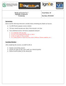 Freelancing Hands-on Exercise: Upwork Job Search & Deliverables
