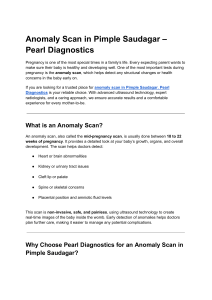 Anomaly Scan in Pimple Saudagar - Pearl Diagnostics
