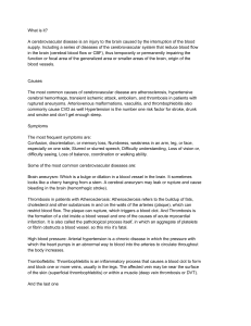 Cerebrovascular Disease: Causes, Symptoms, and Types