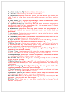 20 Essential Tech Terms: AI, VR, IoT, Cybersecurity & More Glossary