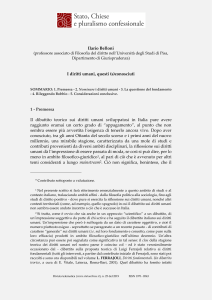 I diritti umani, questi (s)conosciuti - Analisi teorica e fondamenti