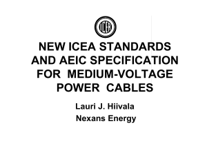 New ICEA Standards & AEIC Spec for Medium-Voltage Power Cables