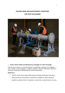 Heat Exchanger Failure Mode & Maintenance Strategies Guide
