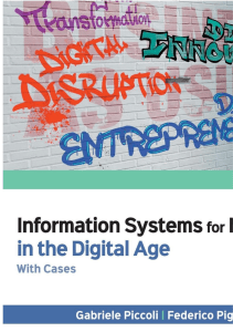 Information Systems for Managers in the Digital Age