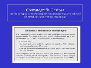 Cromatograf&iacute;a Gaseosa Libro de texto