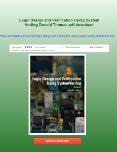 Logic Design & Verification Using SystemVerilog PDF