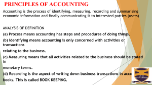 Principles of Accounting: Definition, Types, Users & Concepts